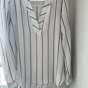 Lovely long sleeves shirt with stripes in size medium
